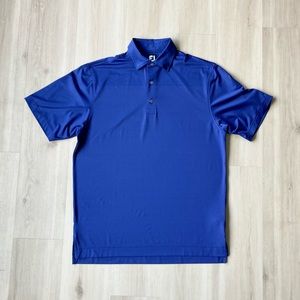 FootJoy Men's Blue Zig Zag Golf Polo Shirt size M